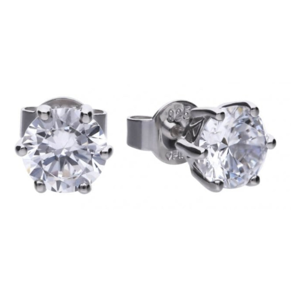 Claw Set 2ct Solitaire Earrings