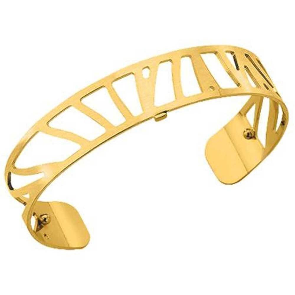 Gold Plated Parrot Feather Pattern 14mm Cuff