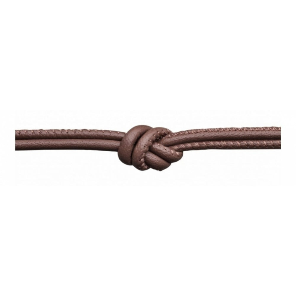 Brown Leather Customisable Necklace