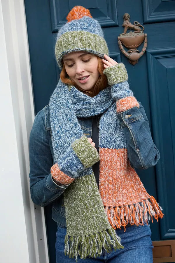 Berlin Scarf Blue