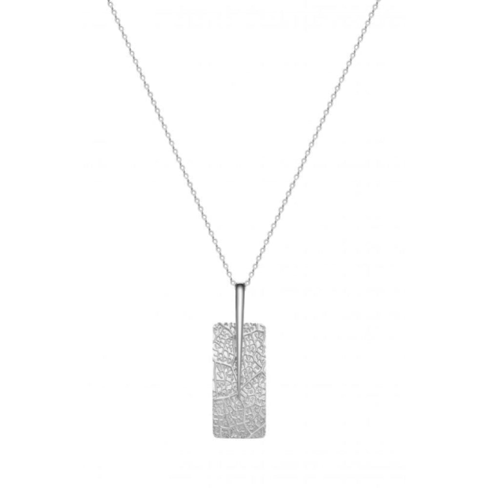 LEAF Pendant Silver With Chain