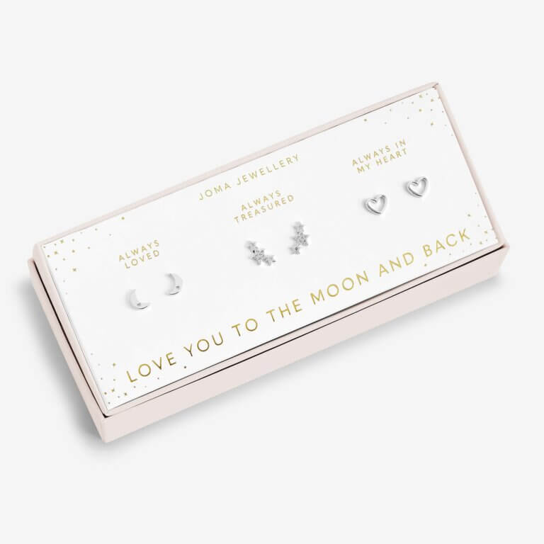 Celebration Earring Set 'Love You To The Moon And Back'