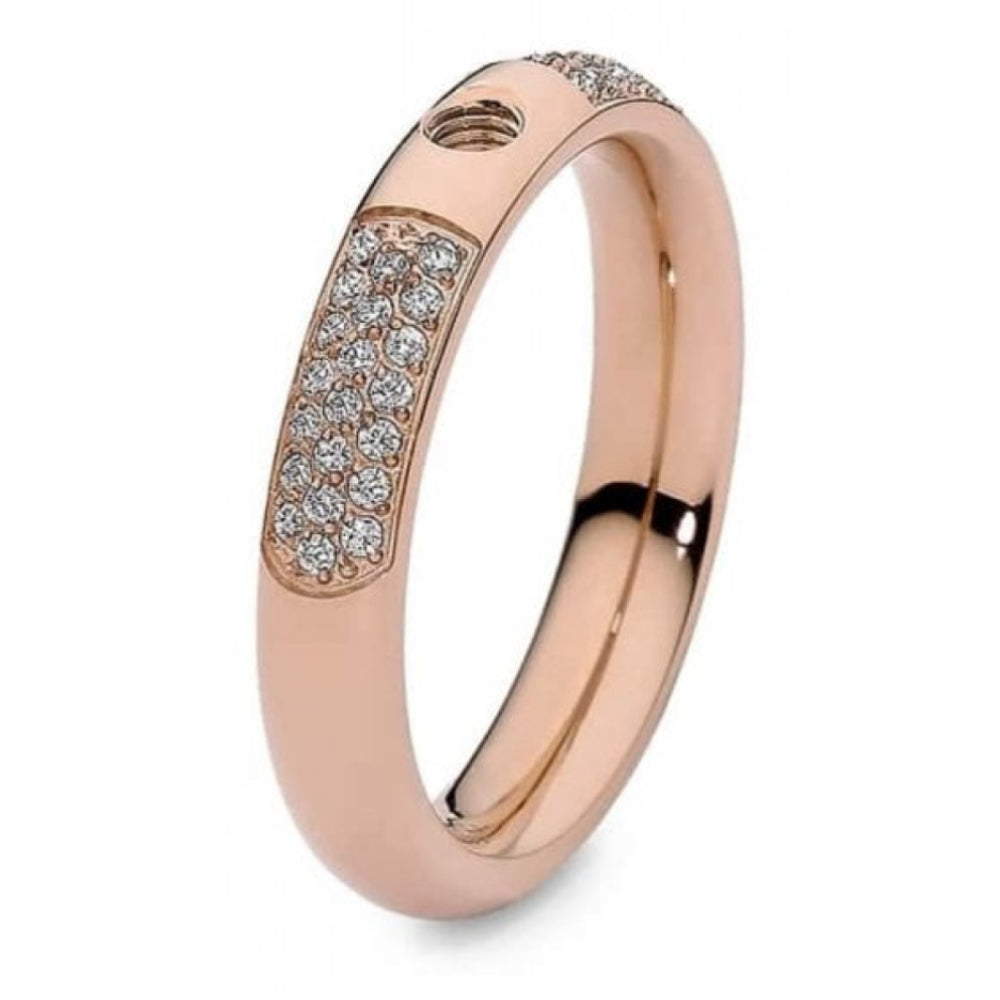 Famosa Rose Gold Plated Slim Deluxe Ring
