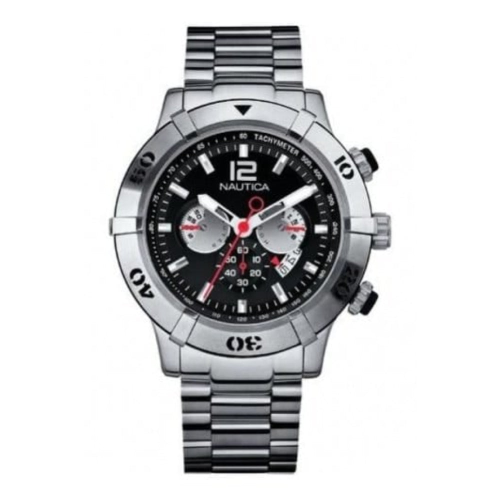 Nautica Chronograph Gents Stainless Steel Bracelet Watch
