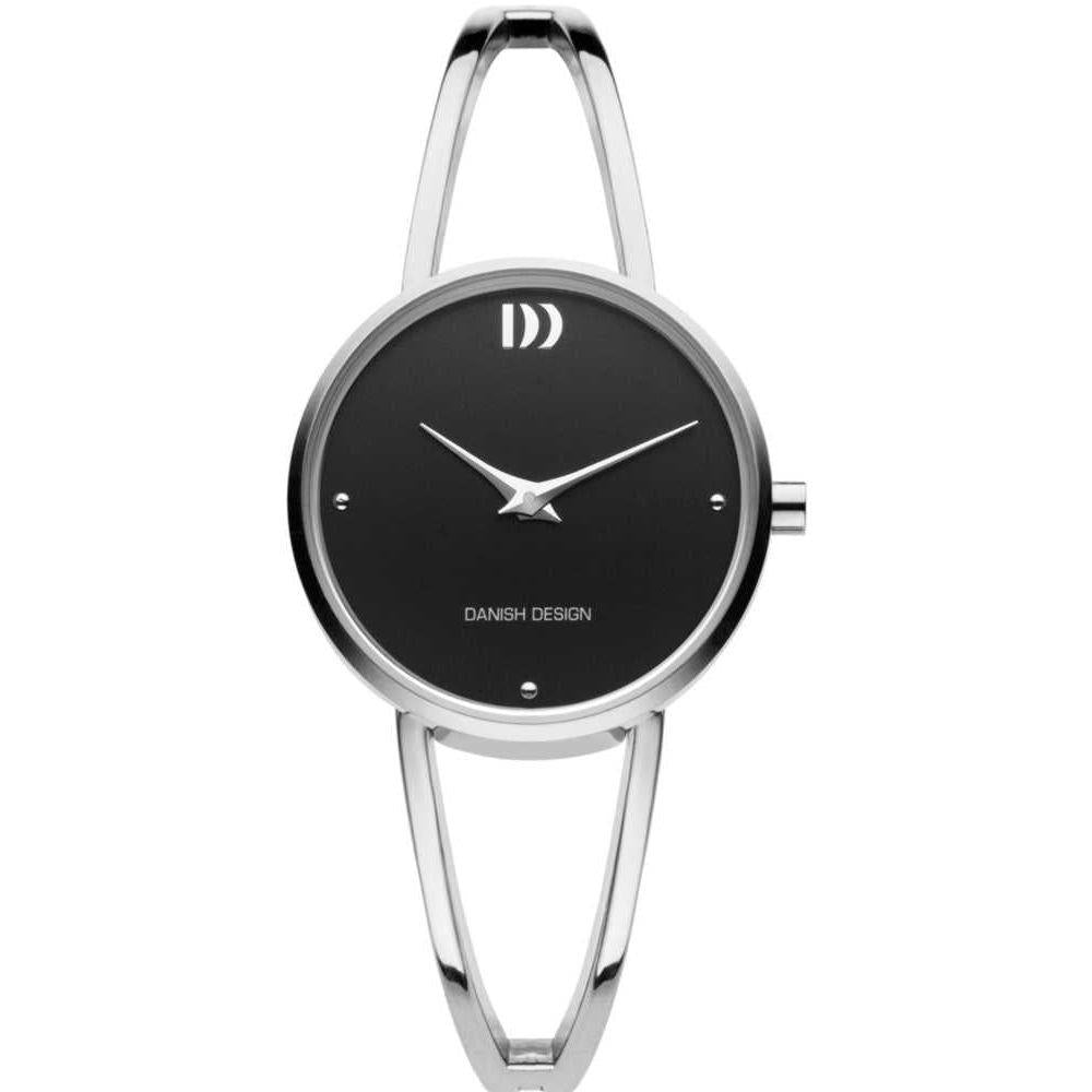 Ladies Black Stainless Steel Watch