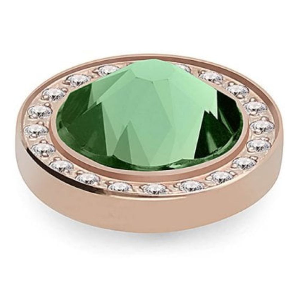 10.5mm Interchangeable Canino Deluxe Erinite Crystal Top in RG