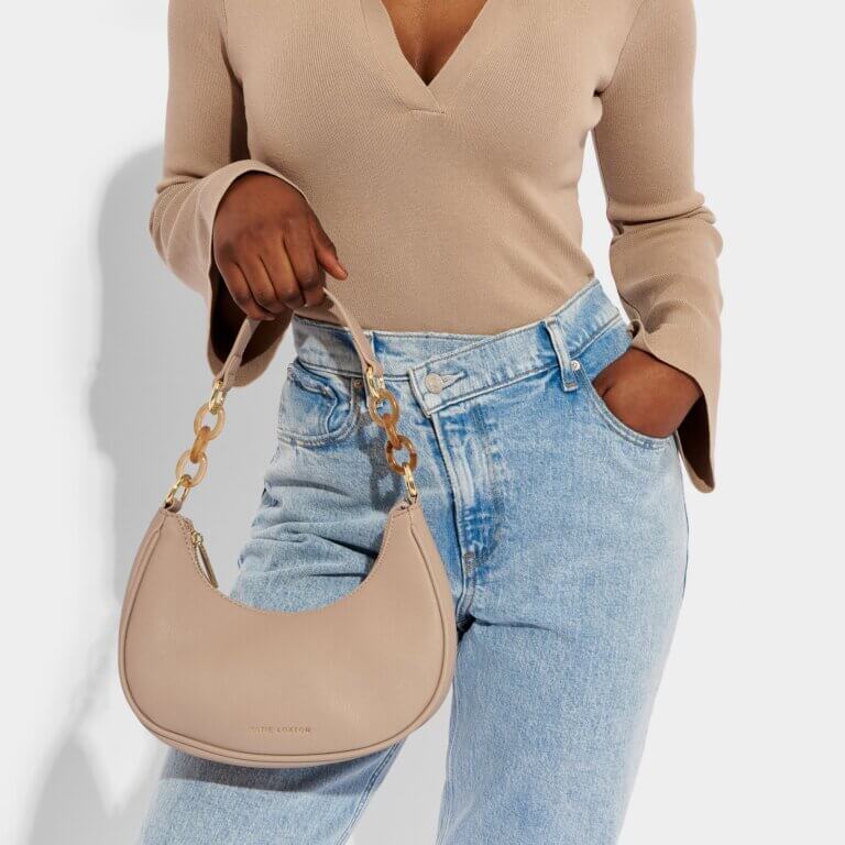Sasha Small Shoulder Bag Soft Tan