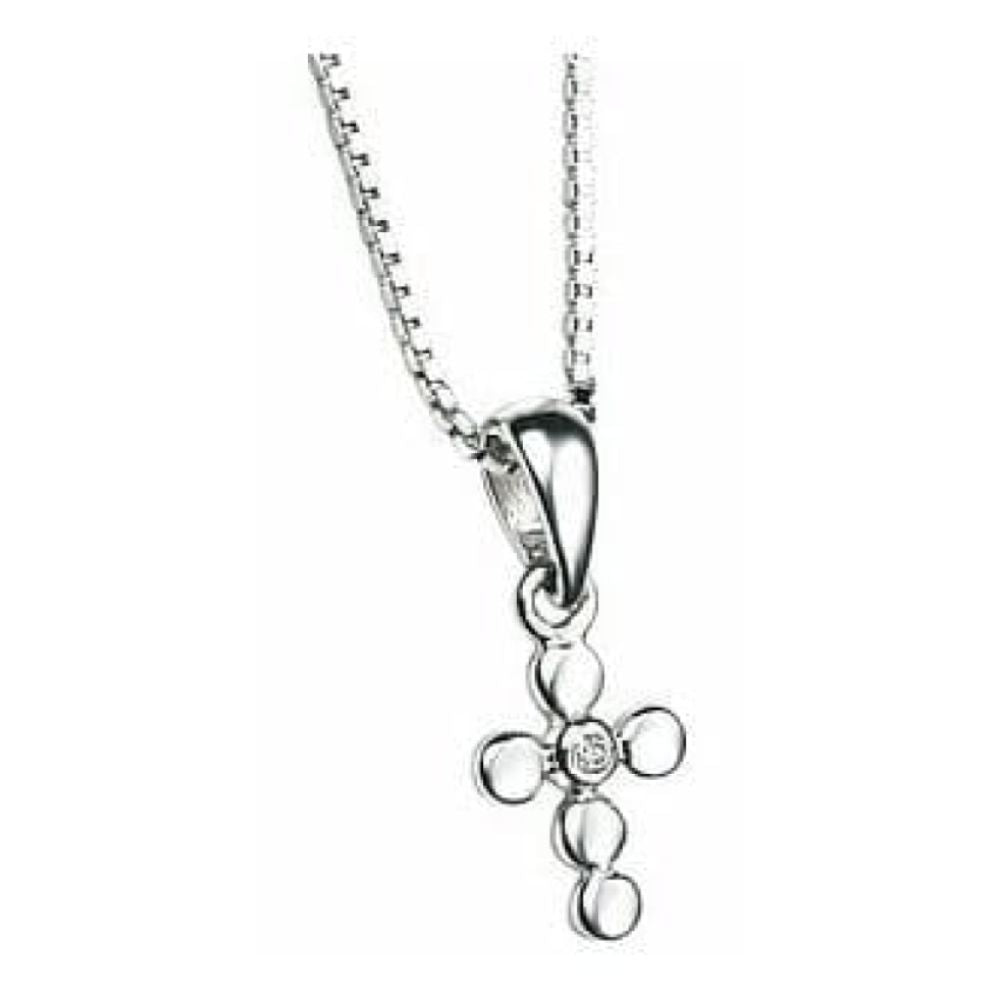 Sterling Silver Girls Cross Necklace