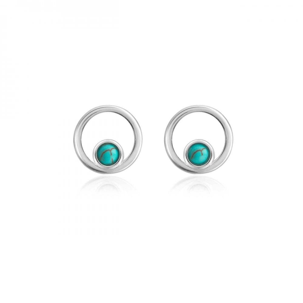 Treasure The Little Things | Birthstone December Turquoise | Silver | Earring Box