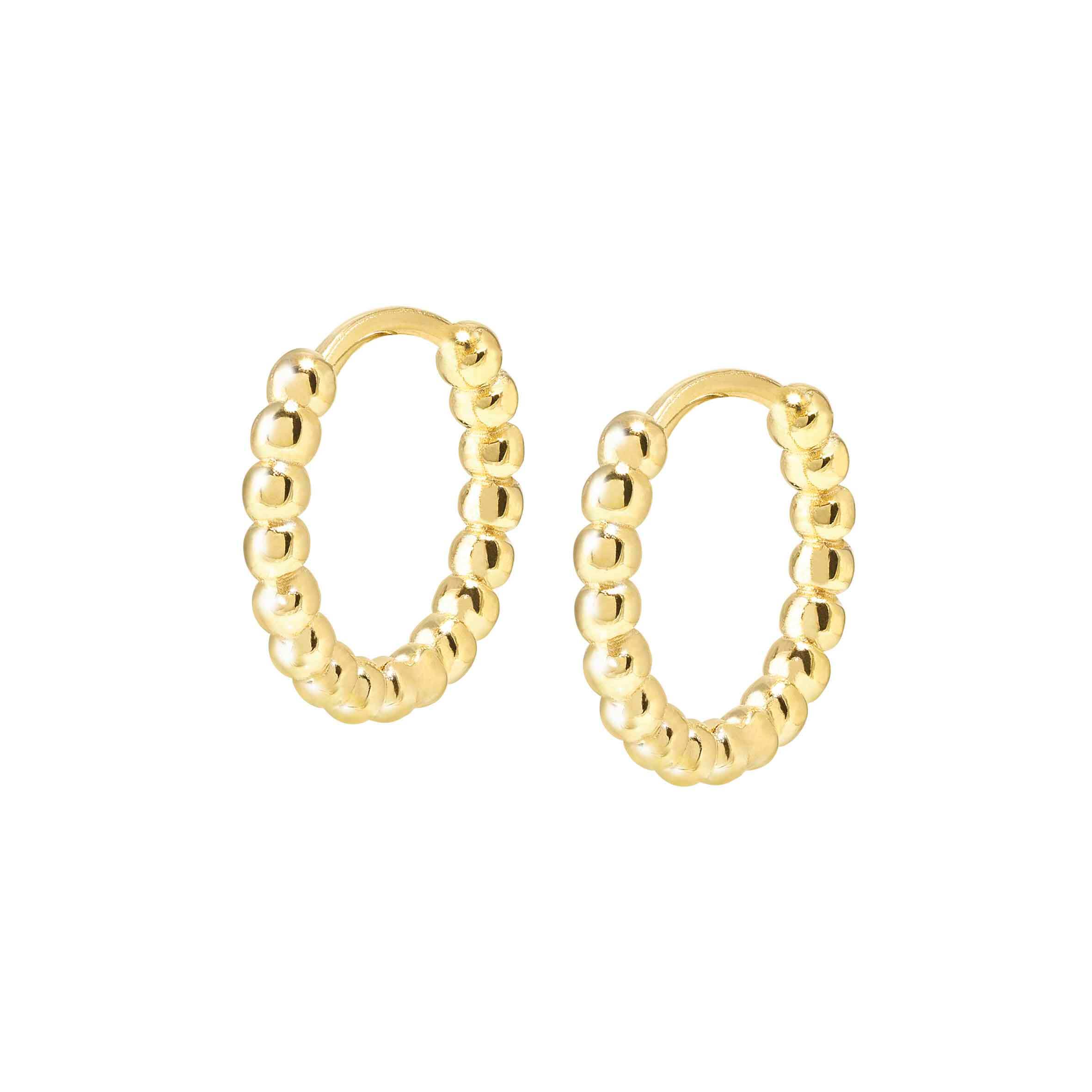 Lovecloud Hoop Earrings In Gold