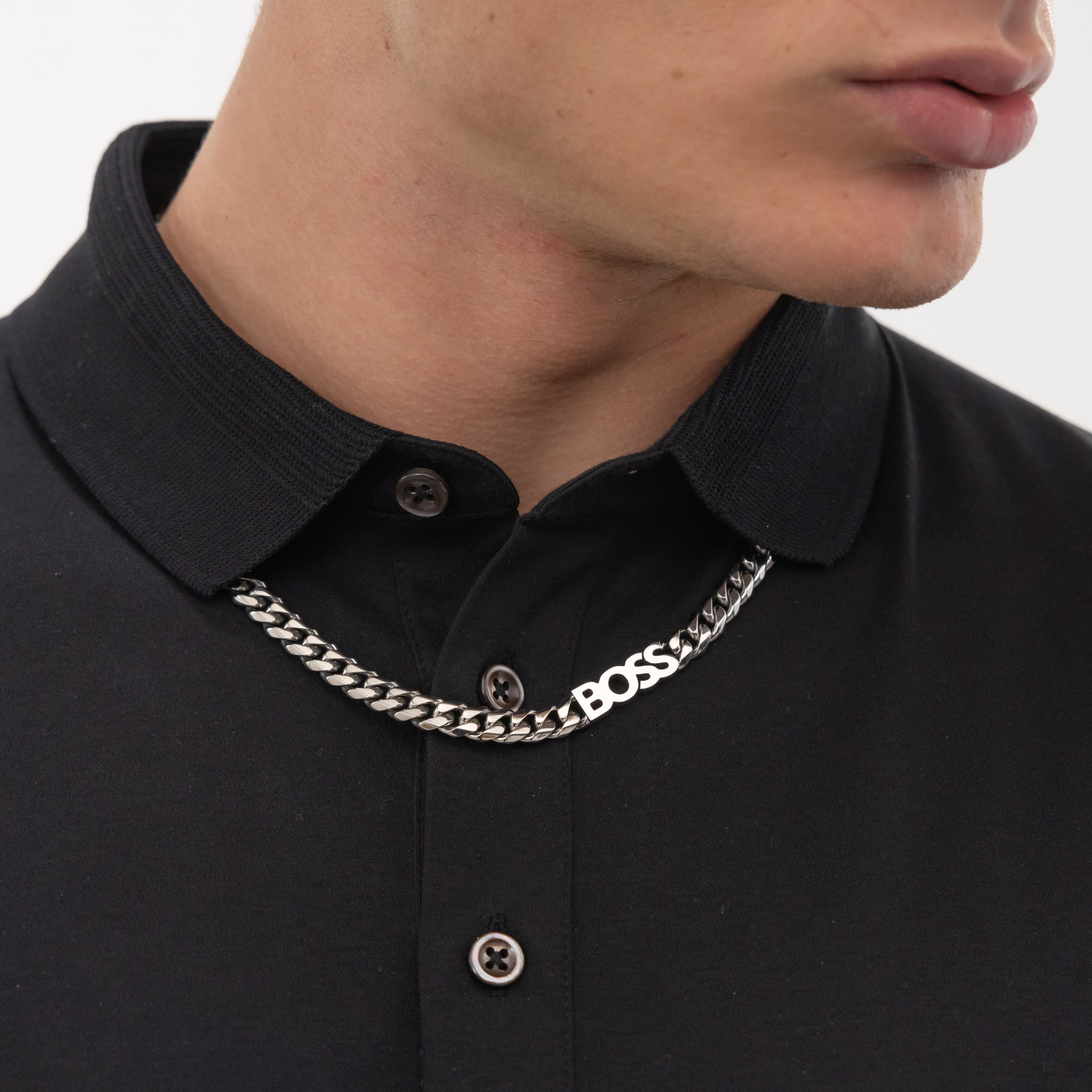 Kassy Stainless Steel Chain Mens Necklace