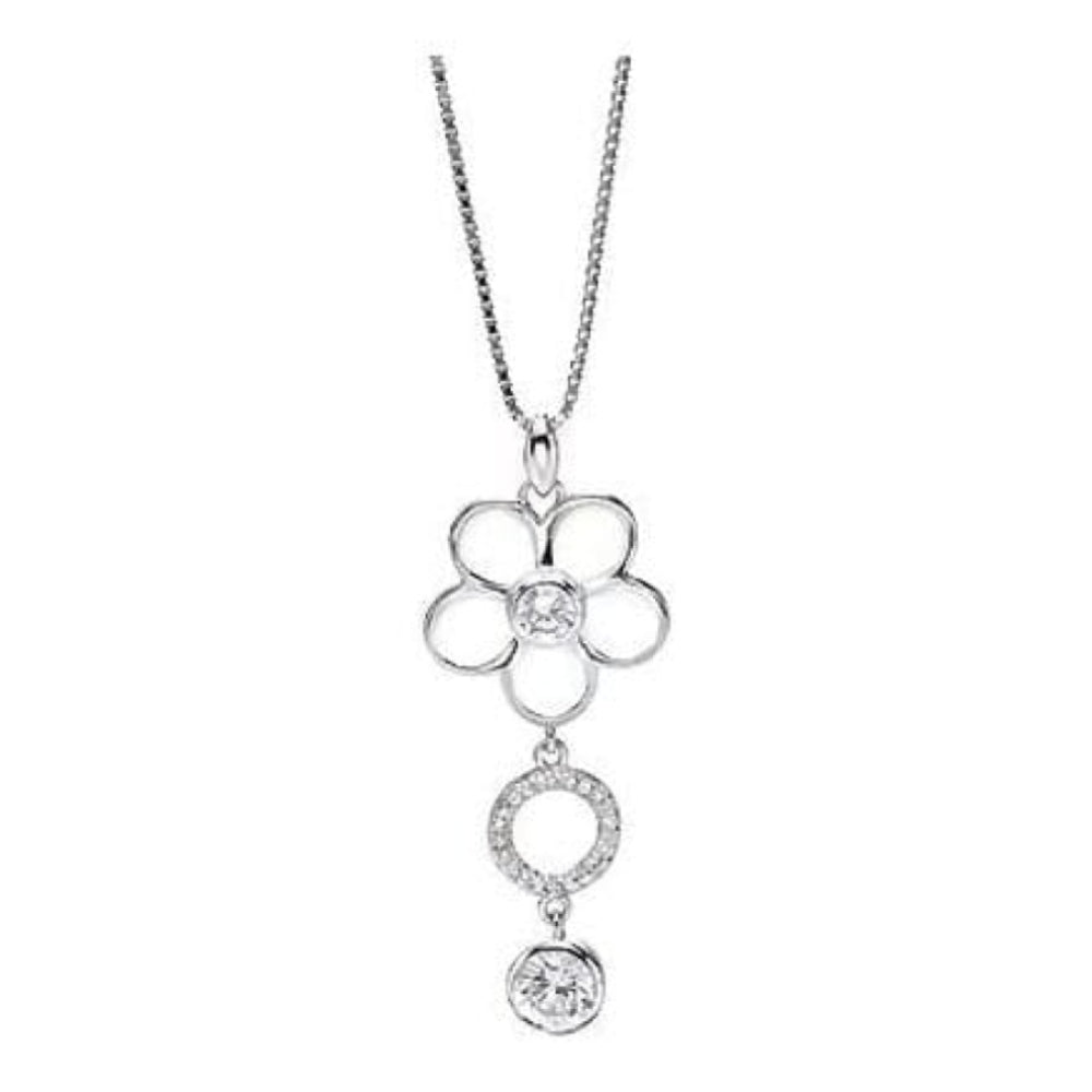 Beautiful Ladies Sterling Silver Pendant Necklace