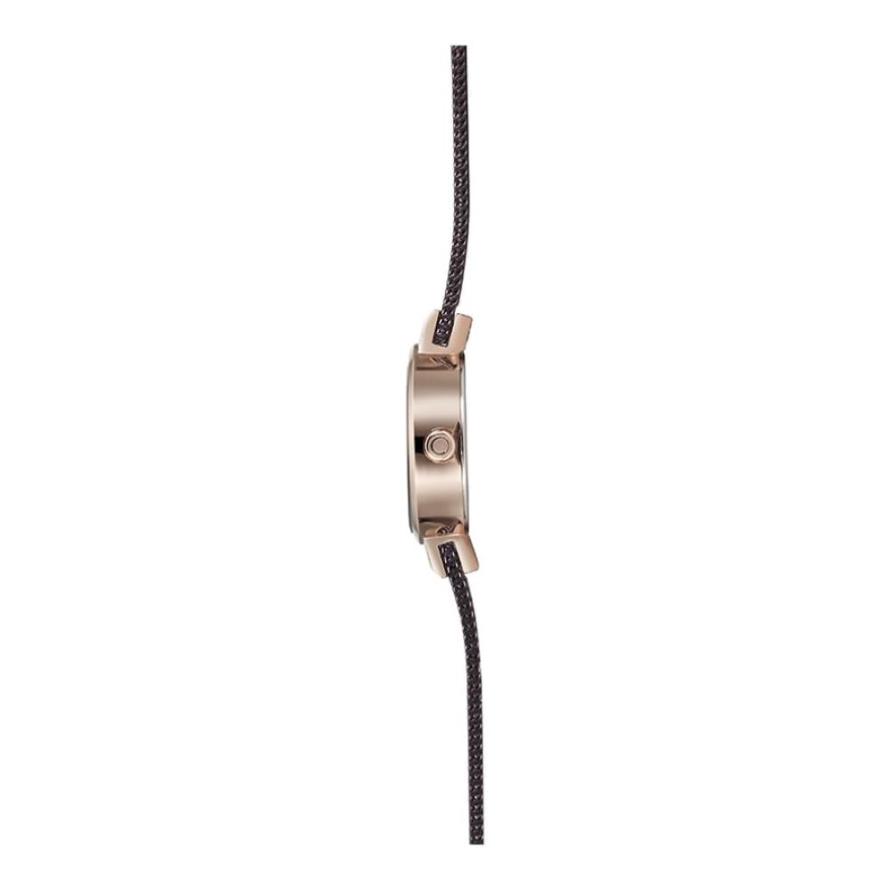 SPIRE - WALNUT Rose Gold Plated Stainless Steel Mesh Bracelet Watch