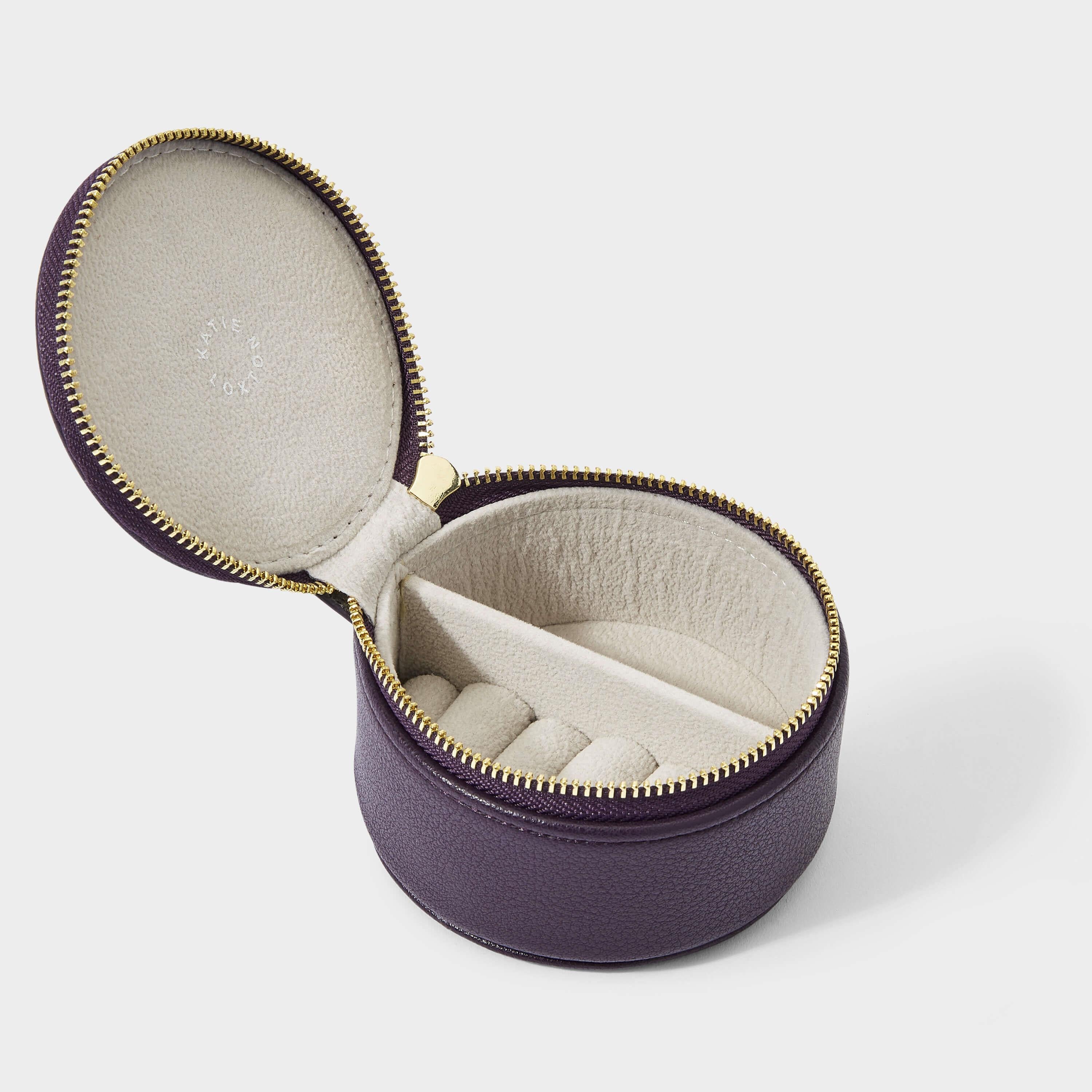 Birthstone Jewellery Box | February | 9 X 9 X 5.5cm