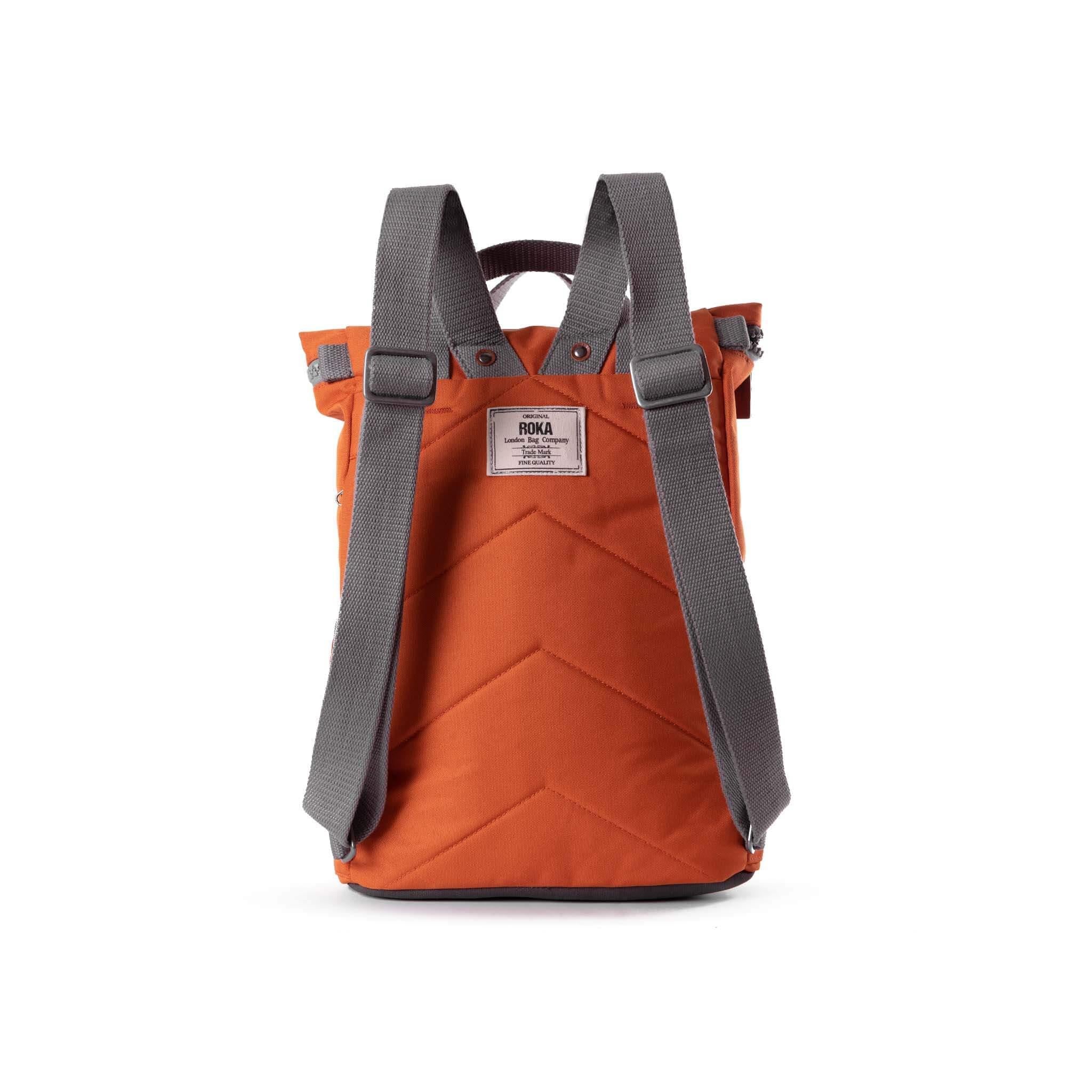 Finchley A Atomic Orange Recycled Canvas - Medium
