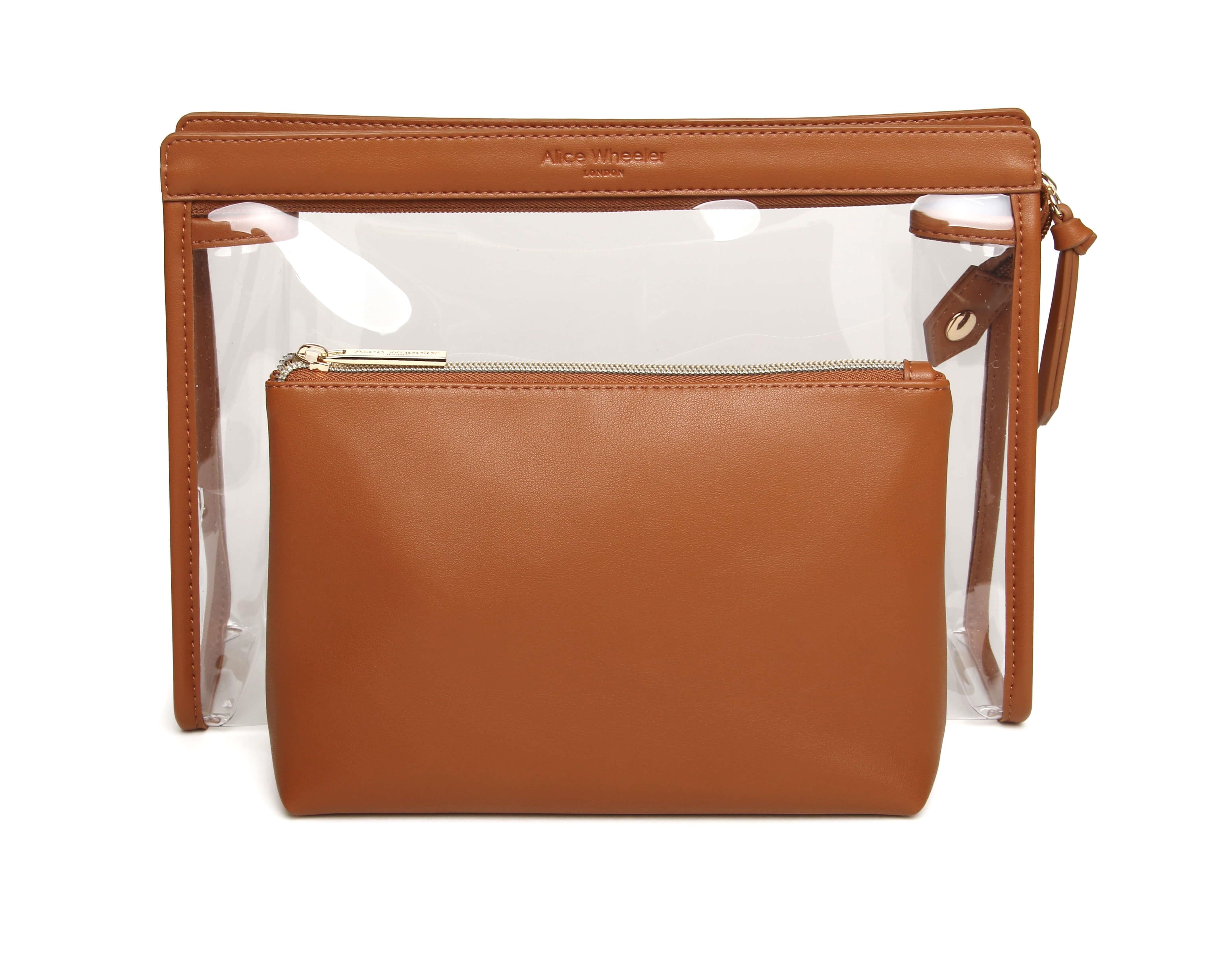 2pc Beauty Set In Tan