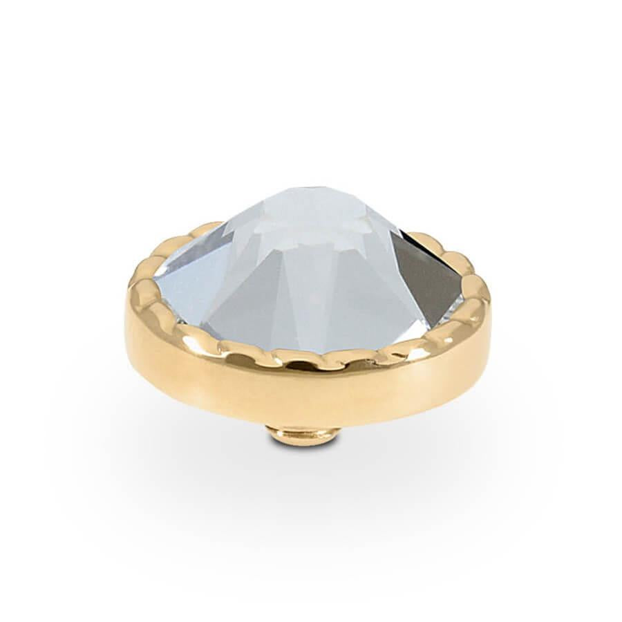 Bocconi Flat 9mm Crystal Top (G/P)