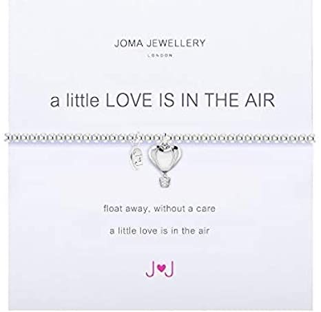 a little LOVE IS IN THE AIR - elastic bracelet - silver