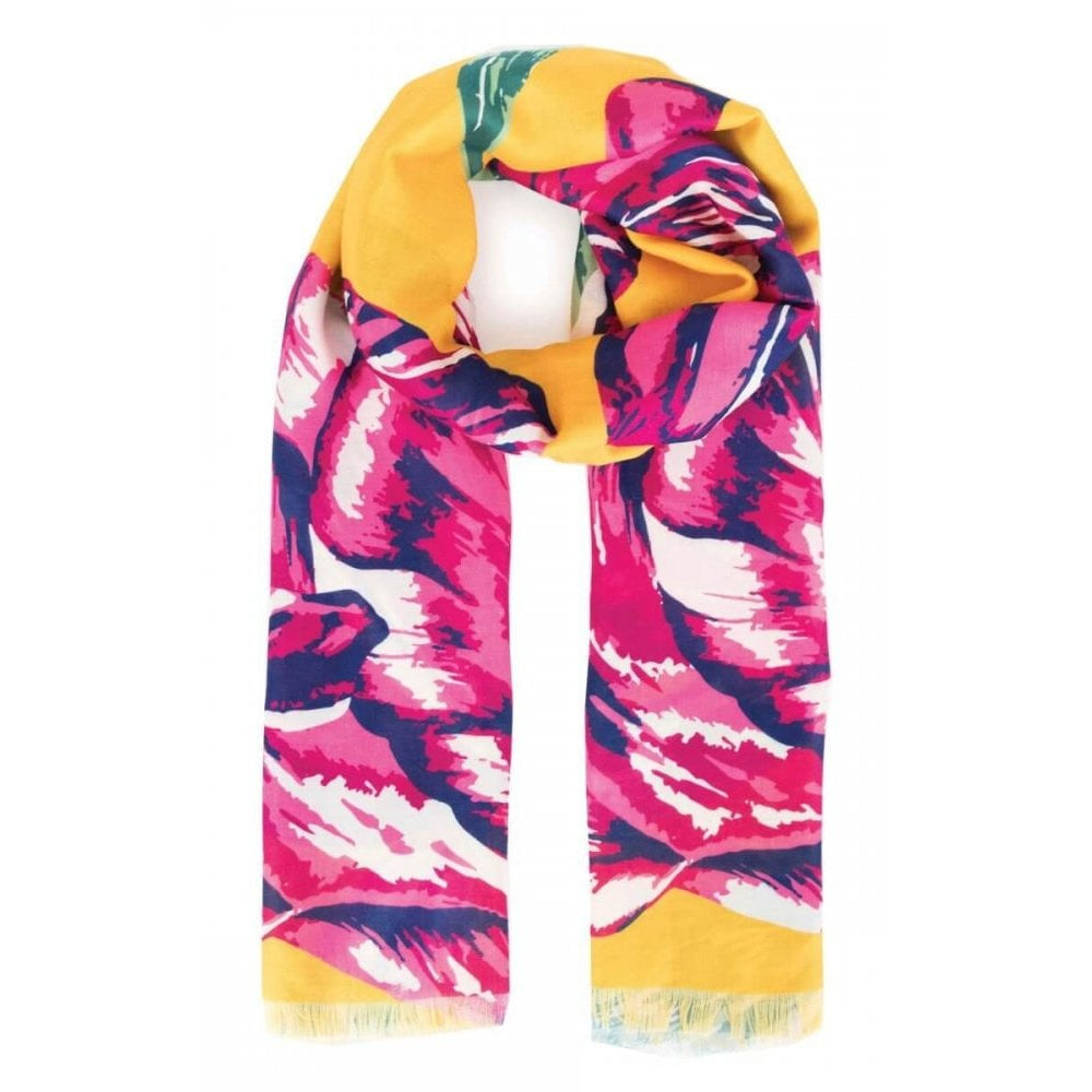 Tulip Print Mustard