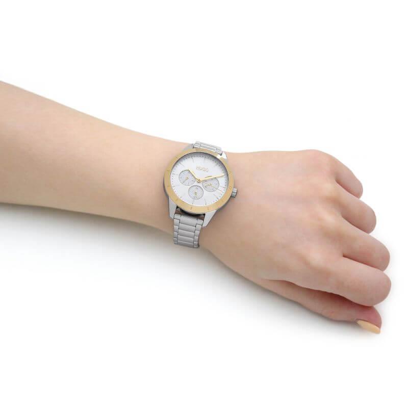 FRIEND Silver Dial & Bracelet Strap Womens Watch