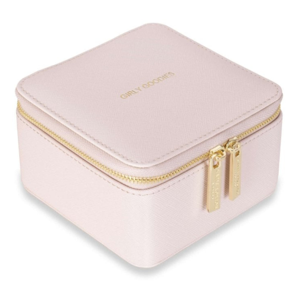 Square Jewellery Box - Girly Goodies - Pale Pink - 12x12x7cm