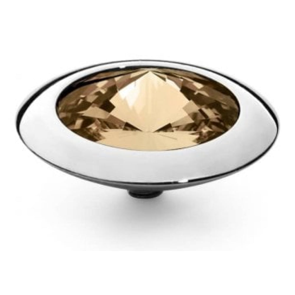 Famosa Silver 16mm Tondo Ring Top Light Colorado Topaz