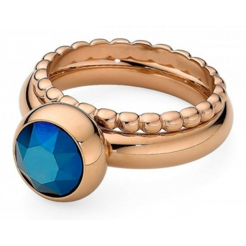 Famosa Matino Rose Gold Plated Stainless Steel Spacer Ring