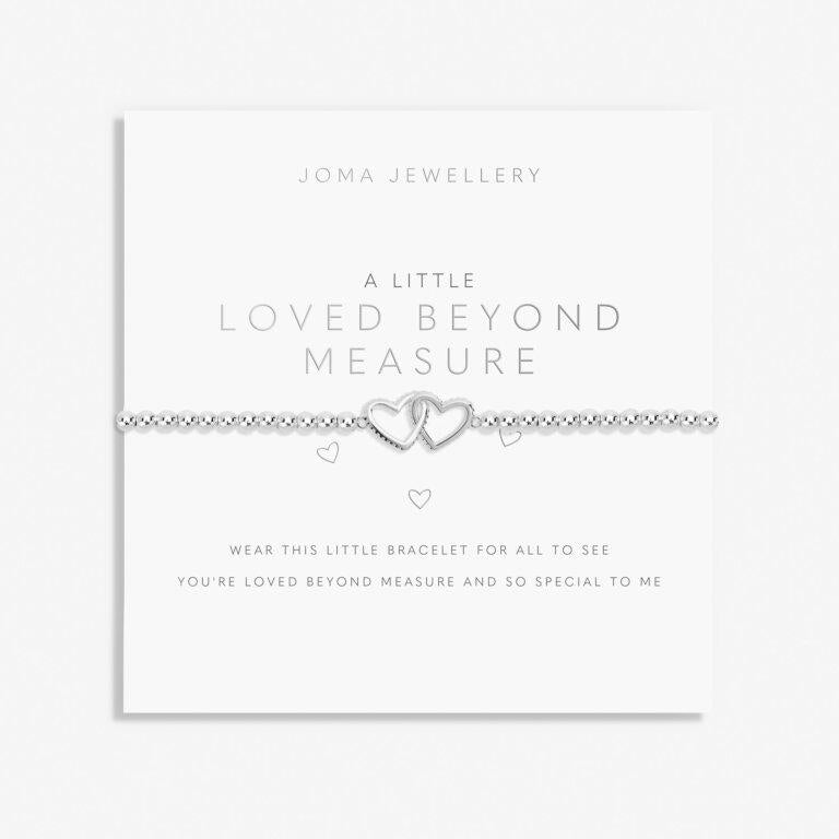 A Little 'Loved Beyond Measure' Silver Plated Bracelet