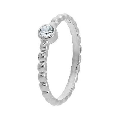 Ring Matino Deluxe (S/P) With Crystal