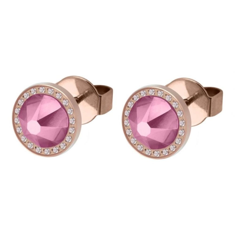 Canino Deluxe (Rg/P) Light Rose Ear Stud