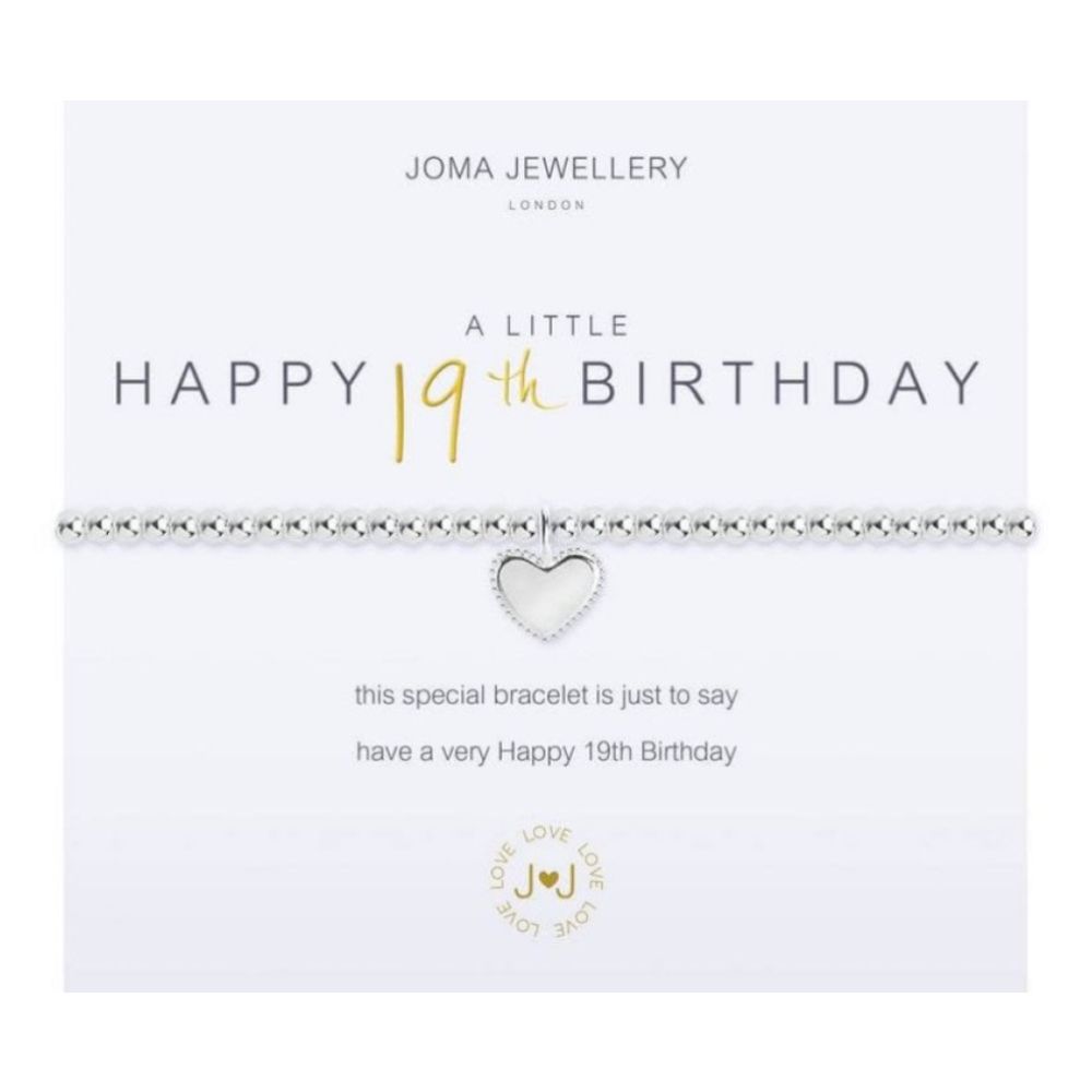 A Little Happy 19th Birthday Bracelet