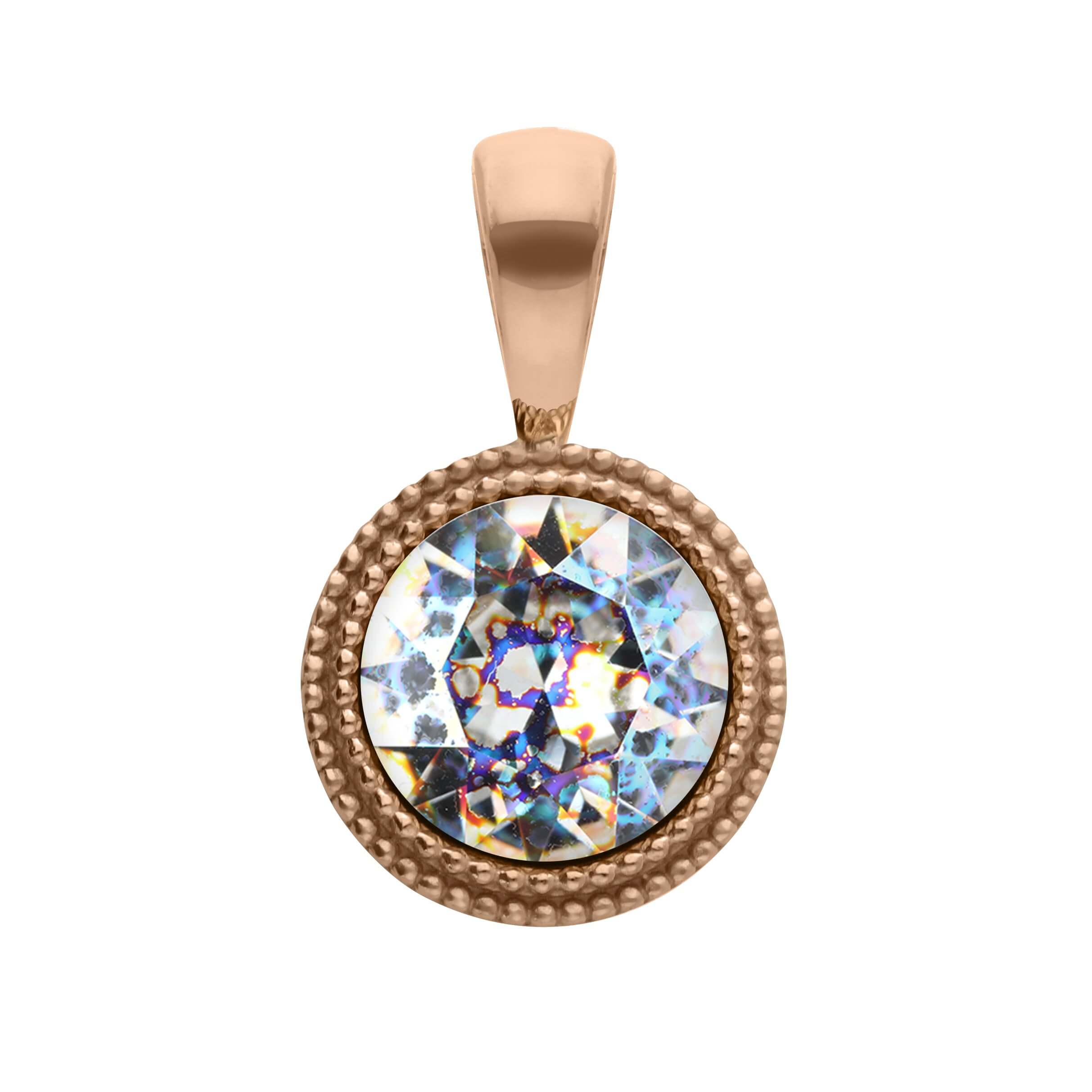 Fabero (Rg/P) 11mm White Patina Pendant