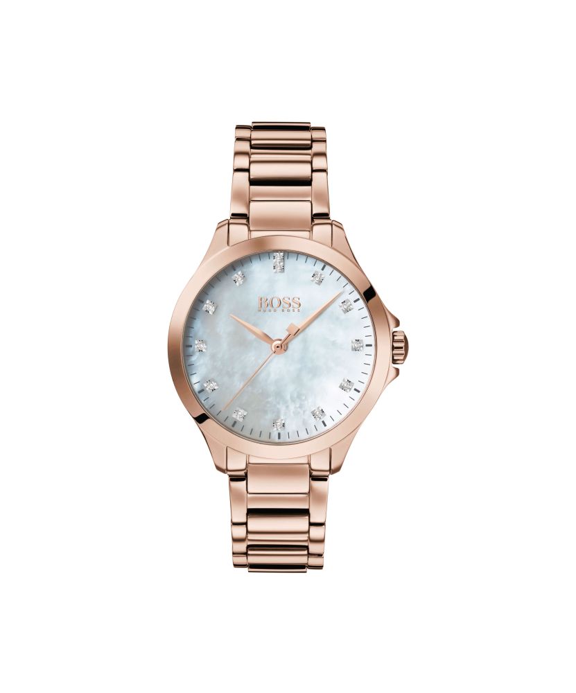 Diamonds For Her Gold Tone MOP Dial Ladies Watch