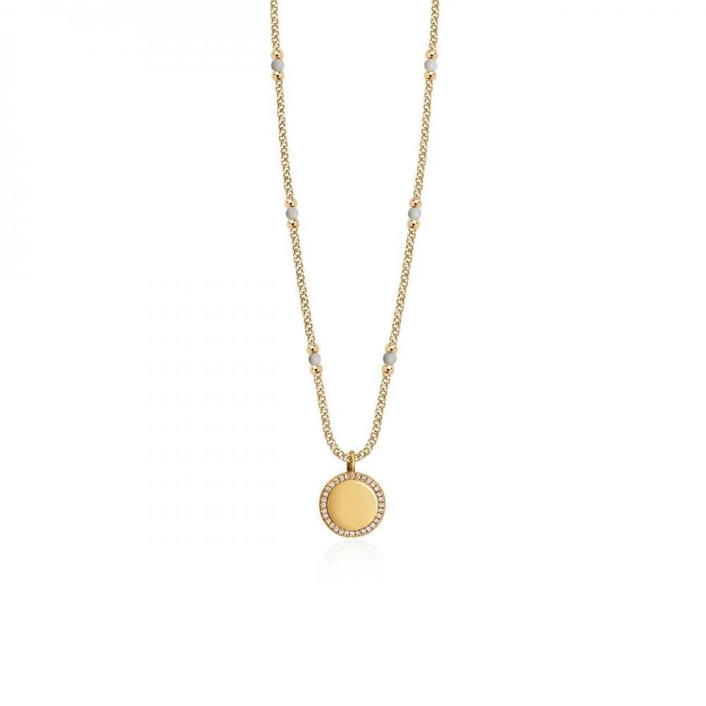 Wellness Gems | Gold | Howlite Necklace | 45cm With 5cm Extender