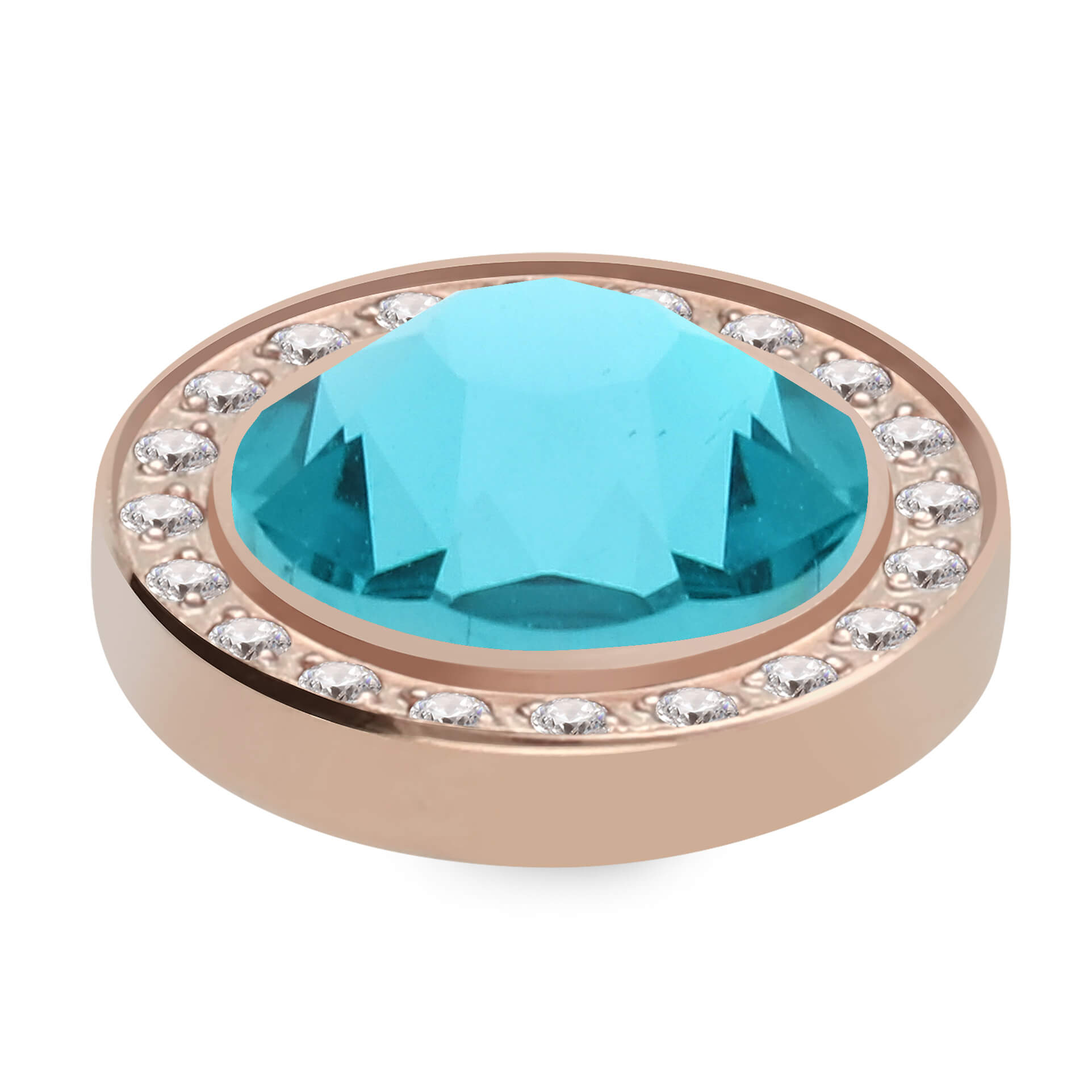 Canino Deluxe (Rg/P) 10.5mm Blue Zircon Top