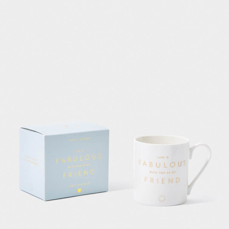 Porcelain Mug | Life Is Fabulous With You As My Friend