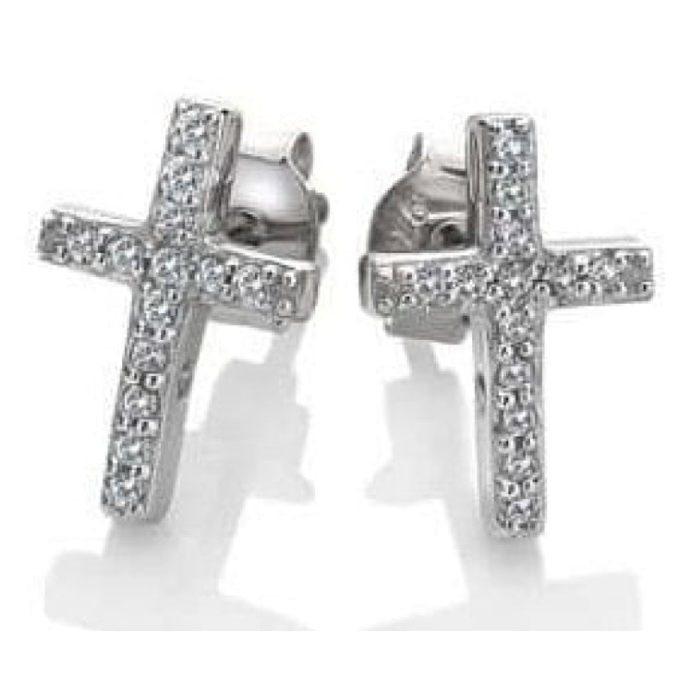 Striking Cross Earrings