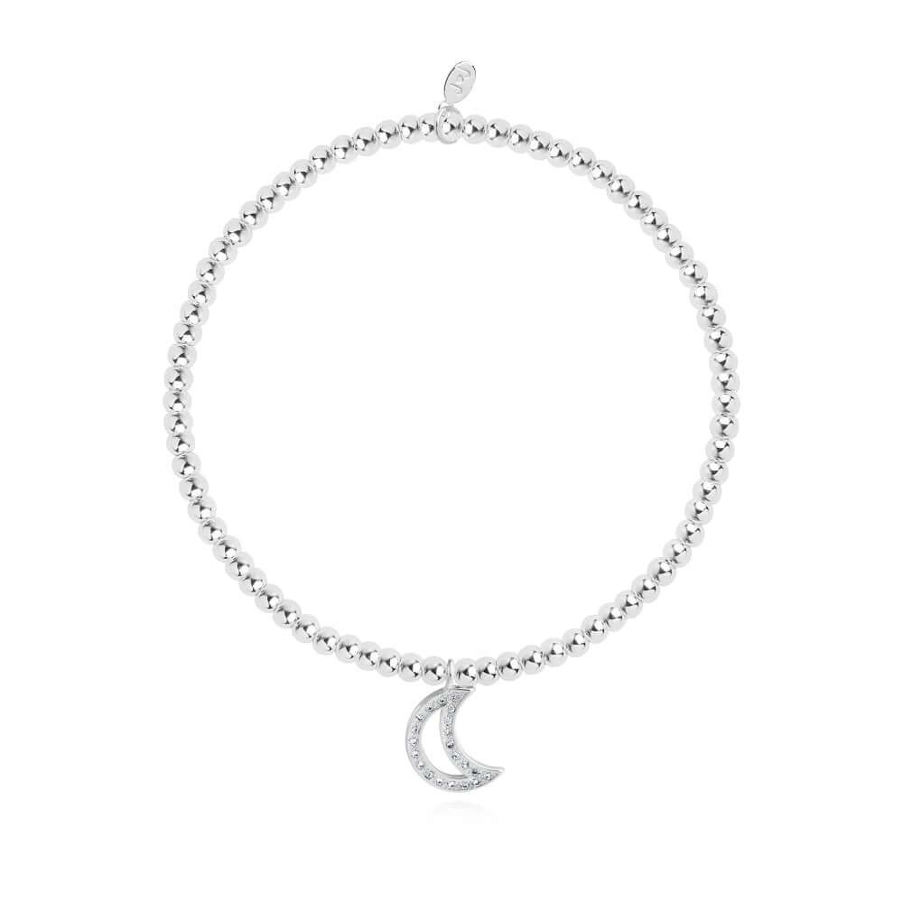 Confetti A Little | Love You To The Moon And Back | Silver | Bracelet | 17.5cm Stretch