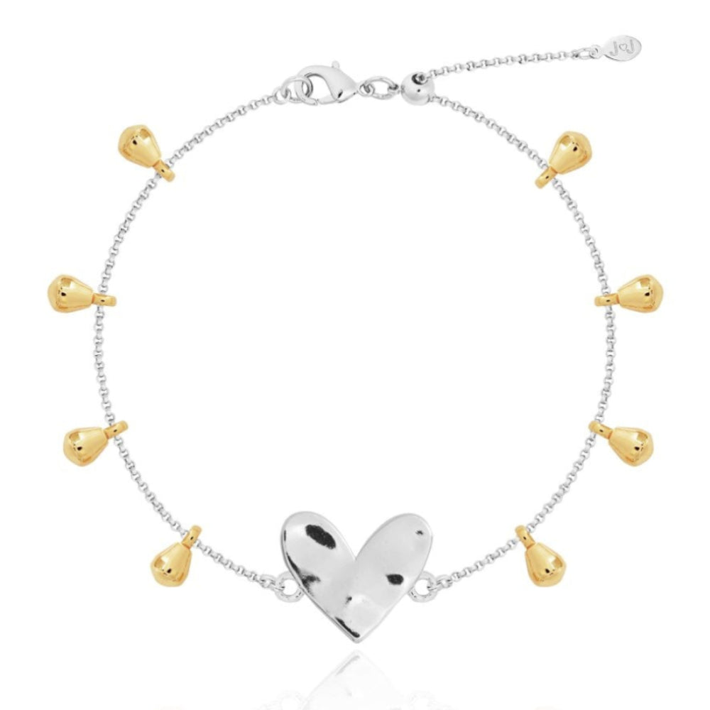 Anklet | Silver Heart | 26cm Total Length