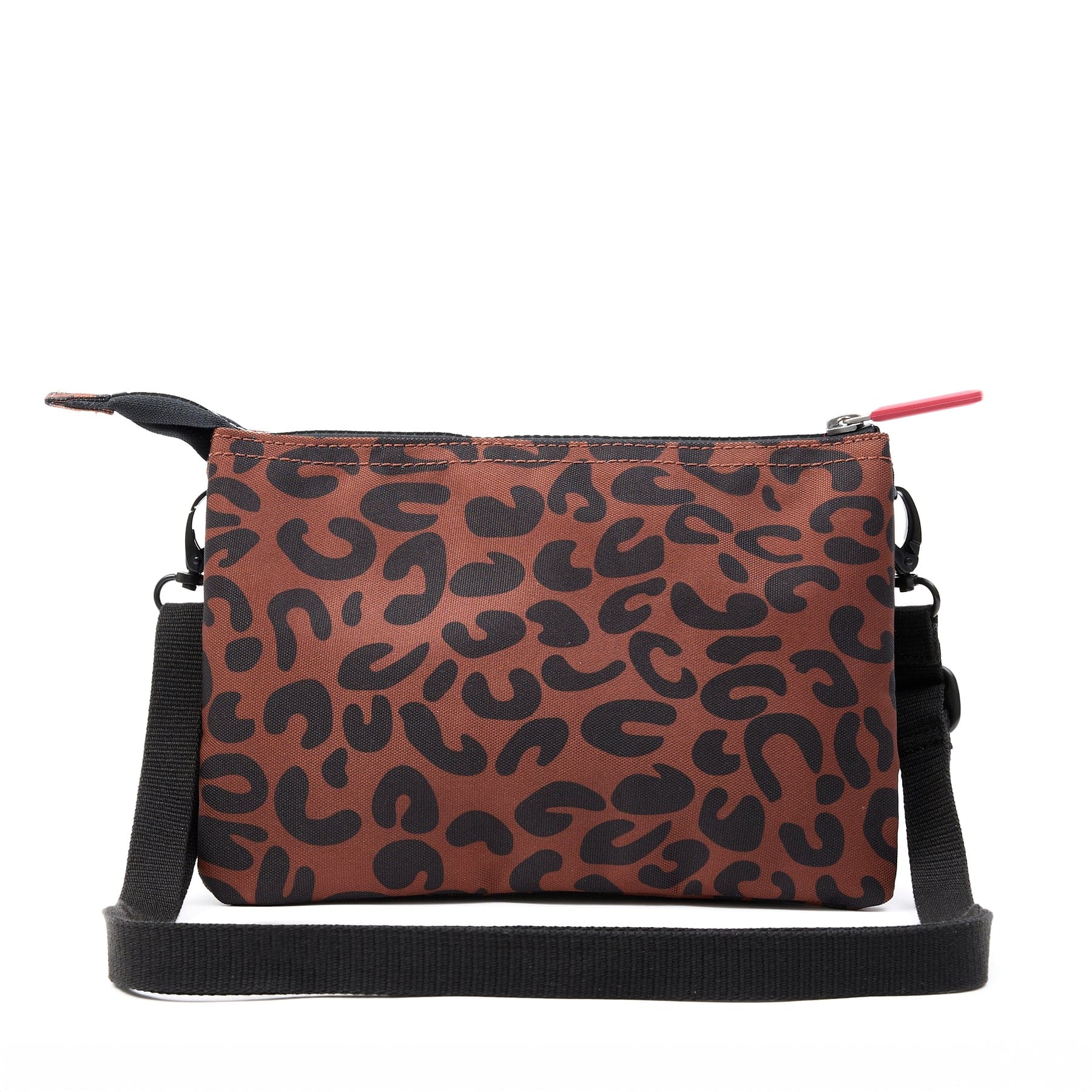 Carnaby Crossbody Leopard Print Recycled Canvas XL Bag