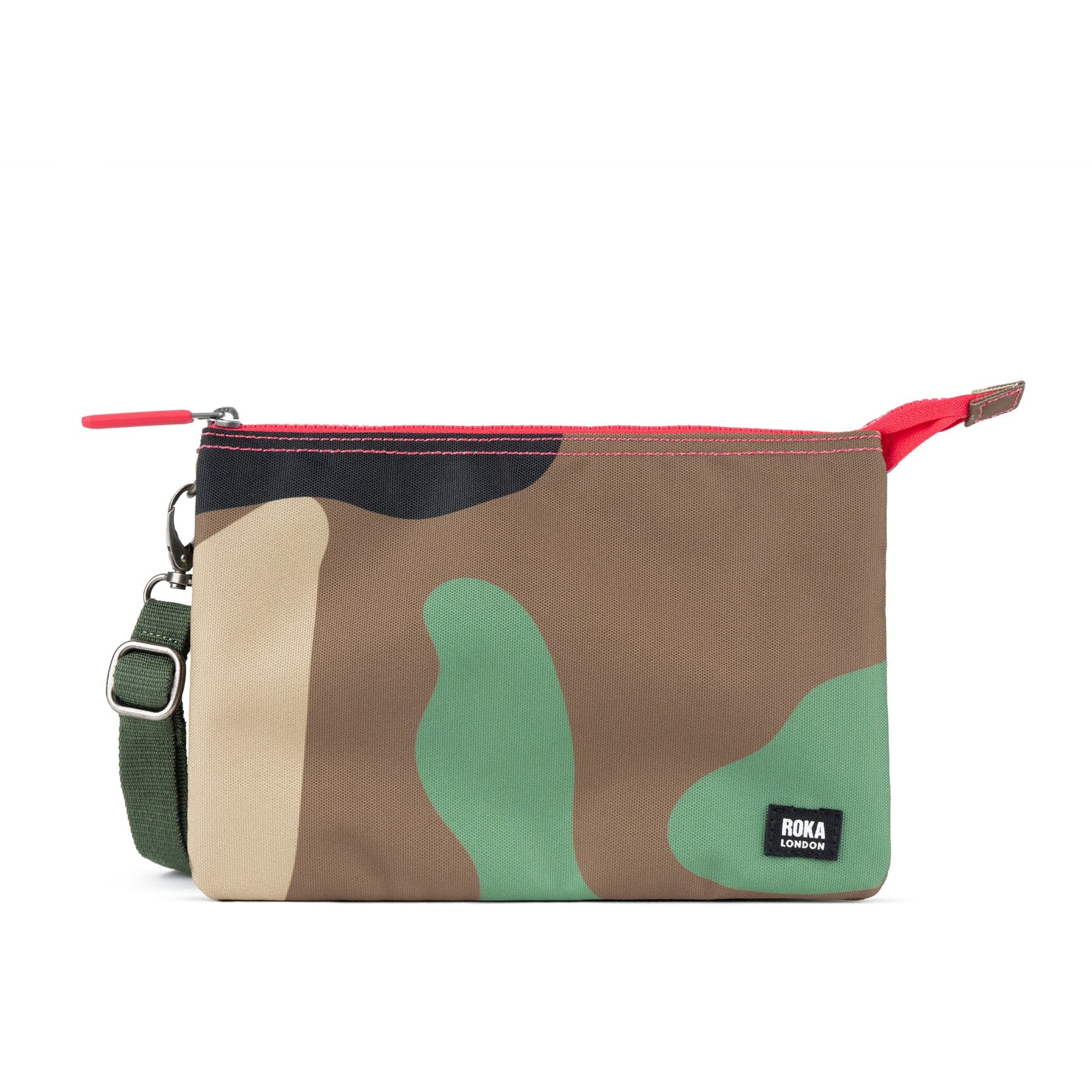 Carnaby Crossbody Vintage Camo Recycled Canvas XL Bag