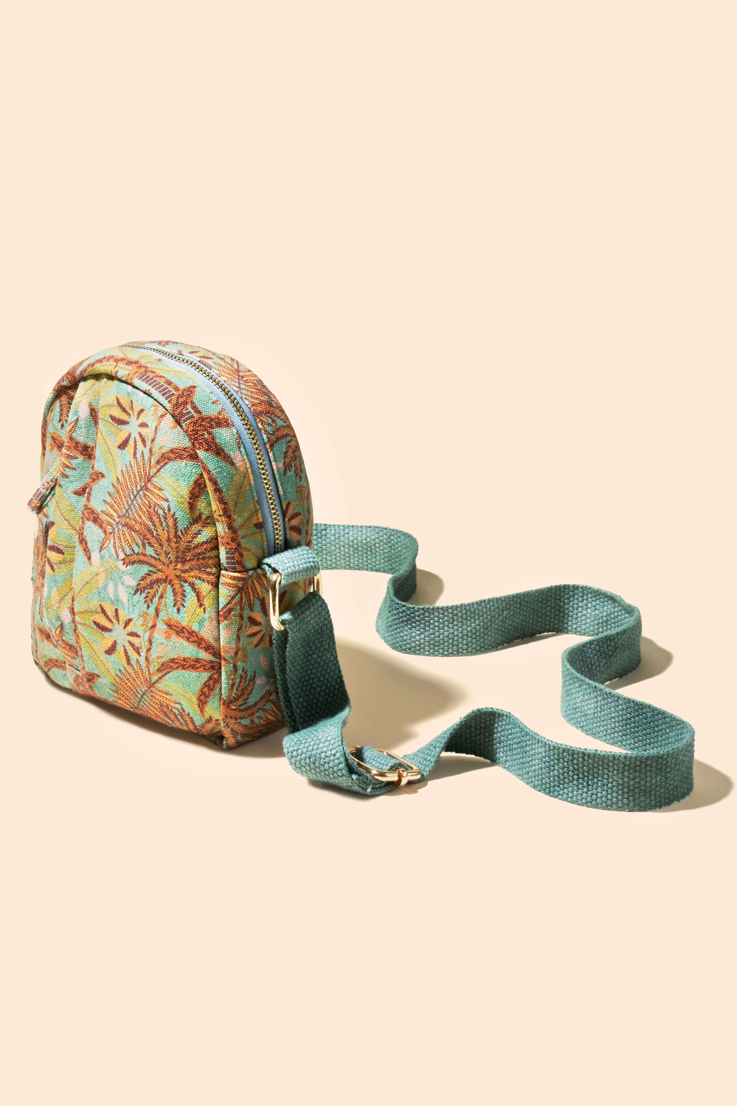 Patterned Palms Canvas Out and About Bag