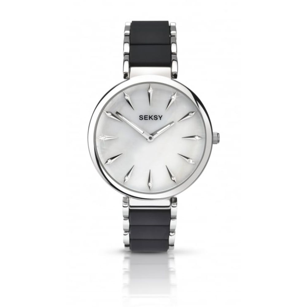 Ladies' Wristwatch With Pearlescent Dial