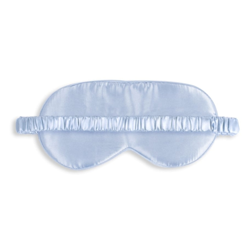 SATIN EYE MASK - DREAM BIG - blue - 11x21.5cm