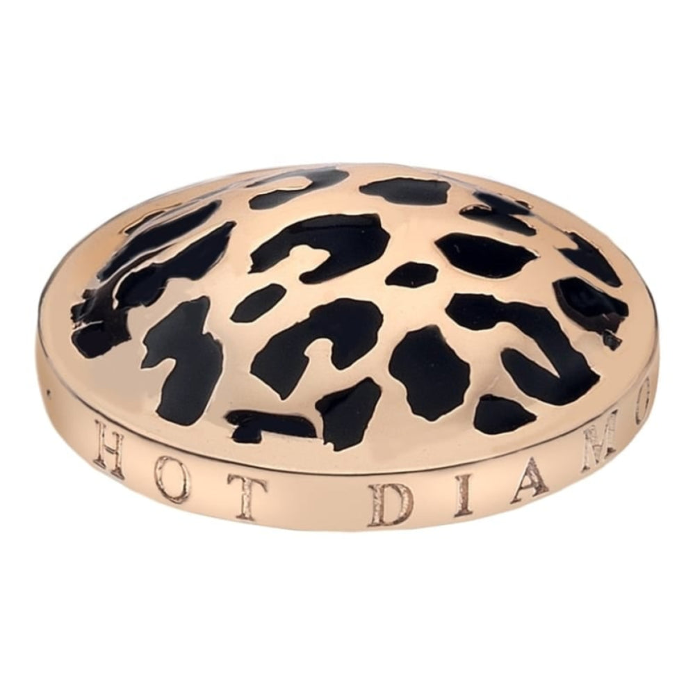 Leopard Rose Gold Plate Coin - 25mm