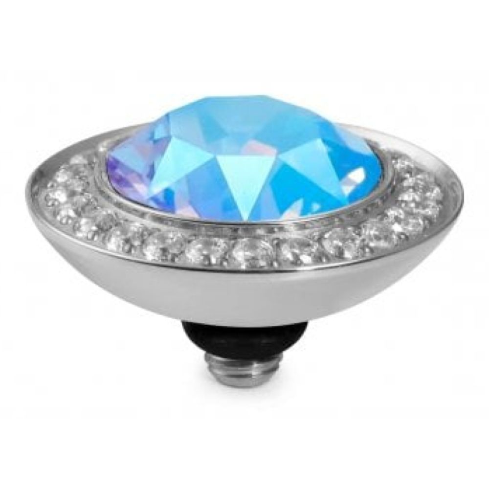 Light Sapphire Shimmer Crystal Interchangeable Top Tondo Deluxe (S/P)