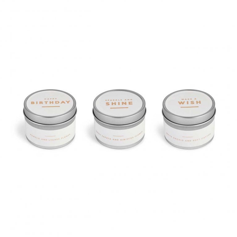 Trio Candle Box| Happy Birthday