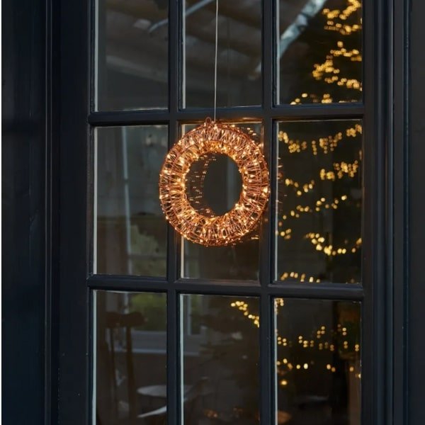 25cm Galaxy Wreath Copper / Dual Power