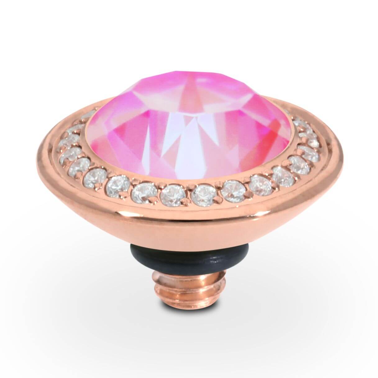 TONDO Deluxe (RG/P) 9mm Lotus Pink Delite Ring Top