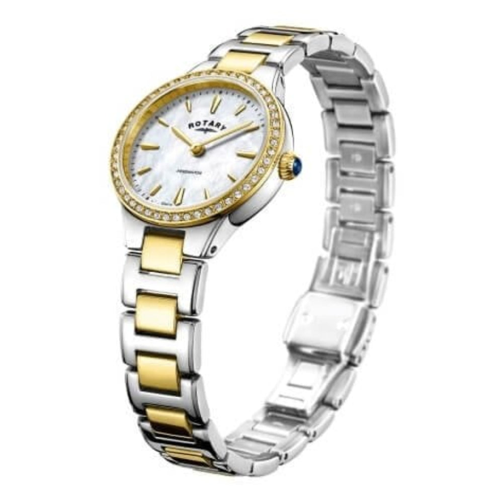 Ladies Bracelets Two Tone Gold
